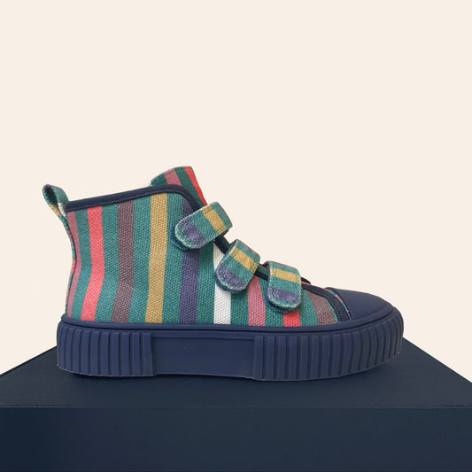 Kip & Co X Piccolini High Top Sneaker | Big Stripe