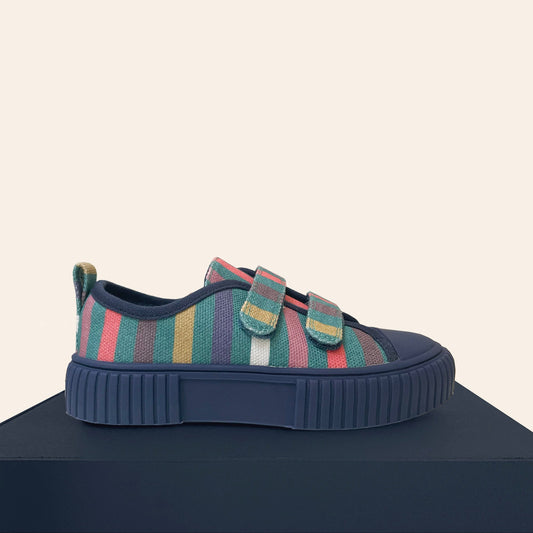 Kip & Co X Piccolini Low Top Sneaker | Big Stripe